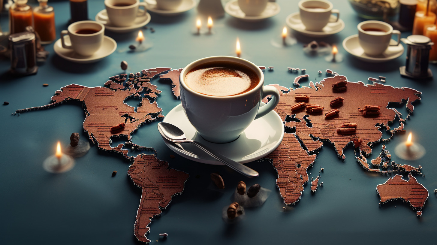 История кофе, кофе по всему миру